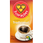 Café Torrado e Moído 3 Corações Tradicional 250g
