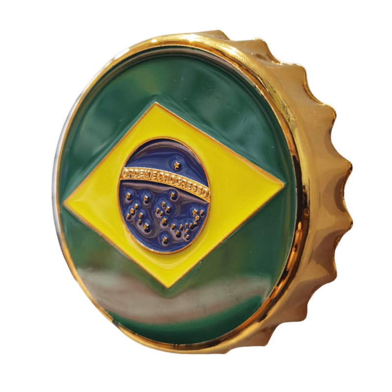 Ímã de Geladeira - Abridor Brasil Ímã de Geladeira - Abridor Brasil