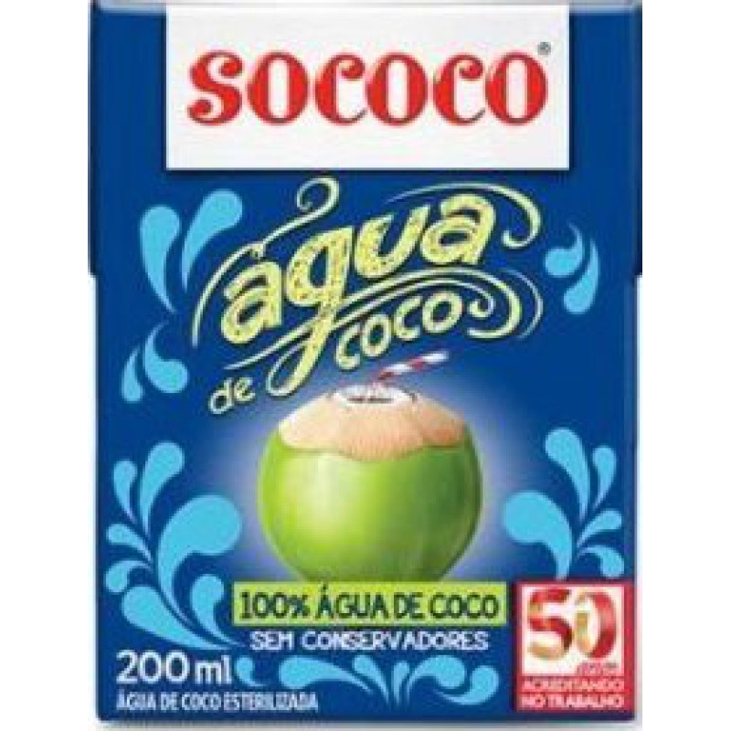 Água de Coco Sococo 200ml Água de Coco Sococo 200ml