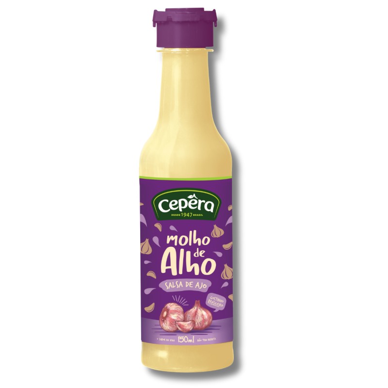 Molho de Alho Cepêra 150ml Molho de Alho Cepêra 150ml