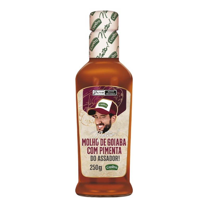 Molho de Goiaba Apimentado do Assador - 250g Cepêra Molho de Goiaba Apimentado do Assador - 250g Cepêra