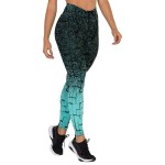 Legging Tiles Azul - Donna Carioca Promoção -75% Off