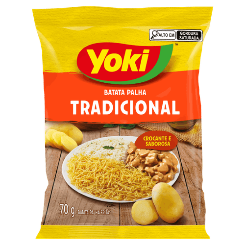 Batata Palha Frita Tradicional Yoki 100g Batata Palha Frita Tradicional Yoki 100g