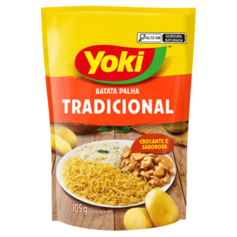 Batata Palha Frita Tradicional Yoki 105g Batata Palha Frita Tradicional Yoki 105g