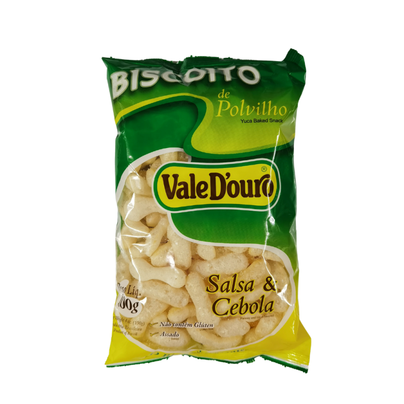 Biscoito de Polvilho sabor Salsa&Cebola Vale D'Ouro 100g Biscoito de Polvilho sabor Salsa&Cebola Vale D'Ouro 100g