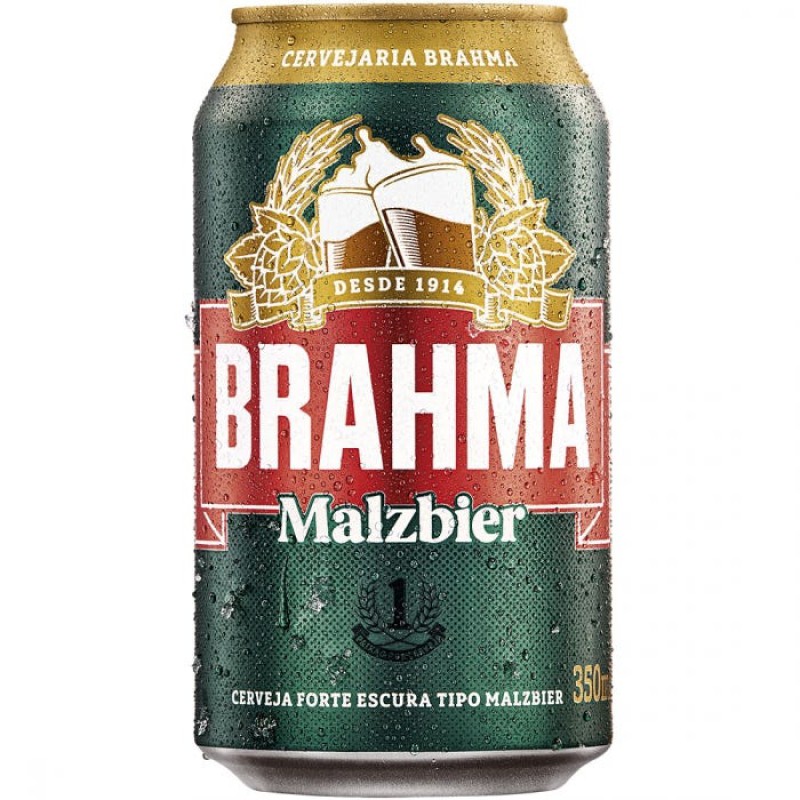 Cerveja Brahma Malzbier Lata 350mL Cerveja Brahma Malzbier Lata 350mL
