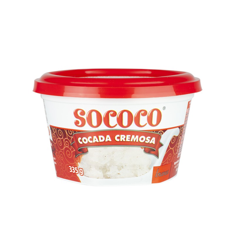 Cocada Cremosa Branca Sococo 335g Cocada Cremosa Branca Sococo 335g