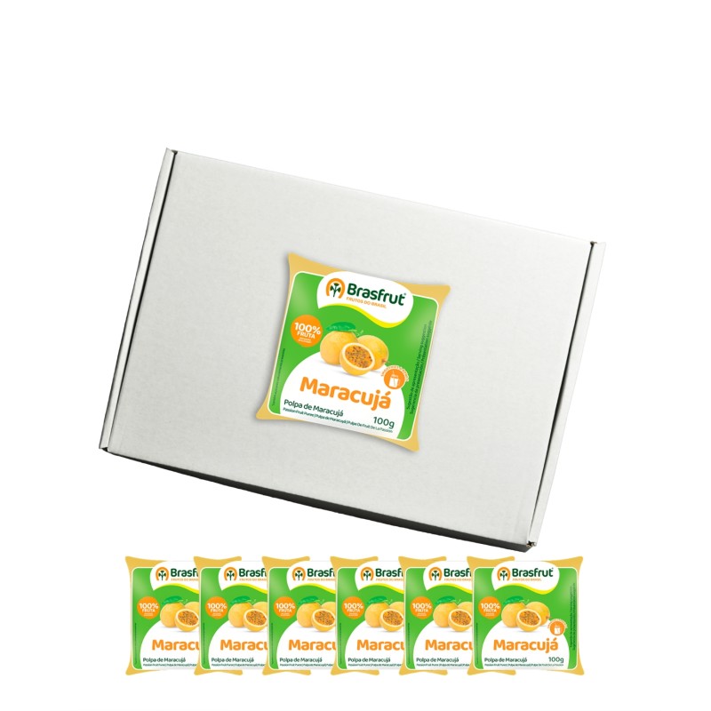 Polpa de Maracujá 1,2kg (12x100g) Brasfrut Polpa de Maracujá 1,2kg (12x100g) Brasfrut