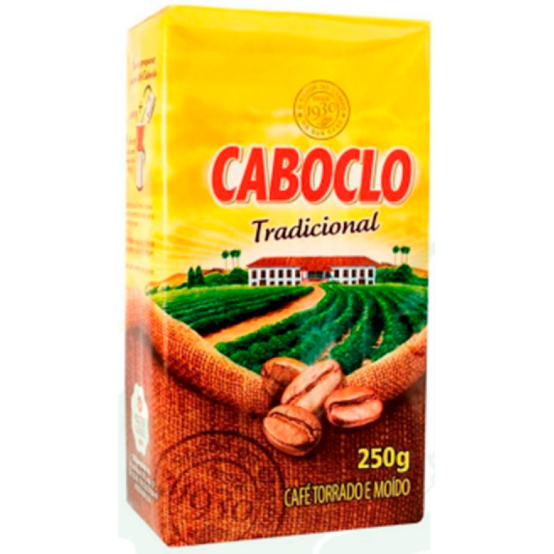 Café Torrado e Moído Tradicional CABOCLO 250g Café Torrado e Moído Tradicional CABOCLO 250g