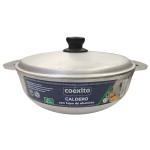 Caldero con tapa de aluminio 26cm