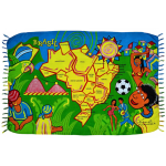 Pareô (Canga) Mapa do Brasil