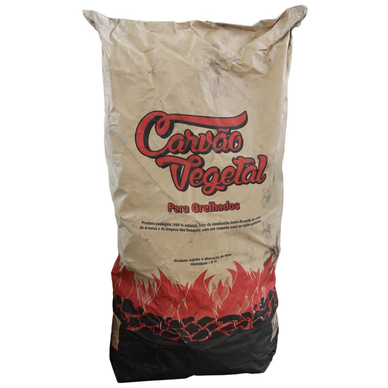 Carvão vegetal de qualidade para Churrasco - Carvobrasa 15kg Carvão vegetal de qualidade para Churrasco - Carvobrasa 15kg