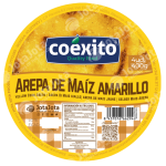 Arepa Maíz Amarillo 4 und Congelado Coéxito 400g