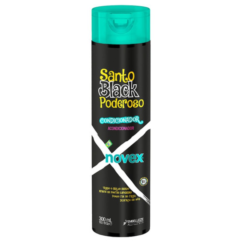 Condicionador Santo Black Poderoso - Novex 300ml Condicionador Santo Black Poderoso - Novex 300ml