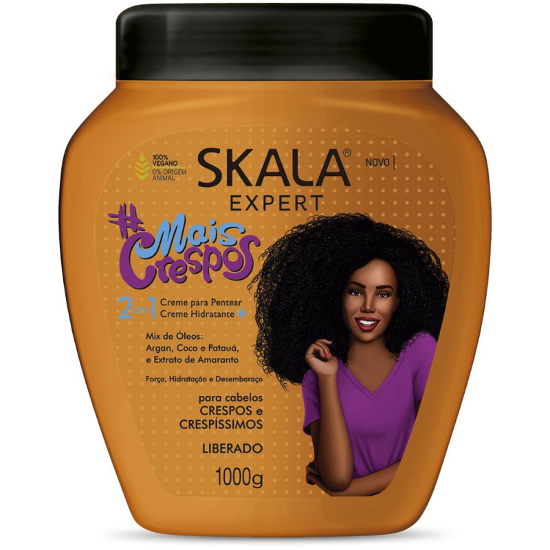 Creme de tratamento #MaisCrespos SKALA 1kg Creme de tratamento #MaisCrespos SKALA 1kg
