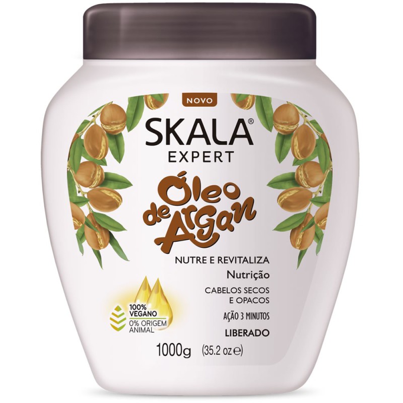 Creme de Tratamento Óleo de Argan SKALA 1kg Creme de Tratamento Óleo de Argan SKALA 1kg