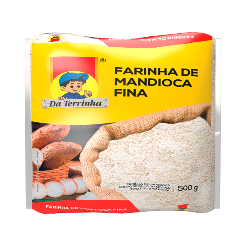 Farinha de Mandioca/Yuca Crua Da Terrinha 500g Farinha de Mandioca/Yuca Crua Da Terrinha 500g
