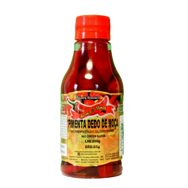 Pimenta Dedo de Moça Aroma de Minas 85g Pimenta Dedo de Moça Aroma de Minas 85g