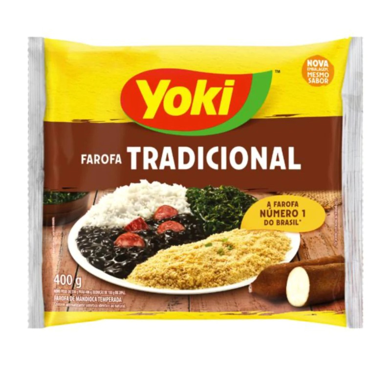Farofa Pronta Yoki 400gr Farofa Pronta Yoki 400gr