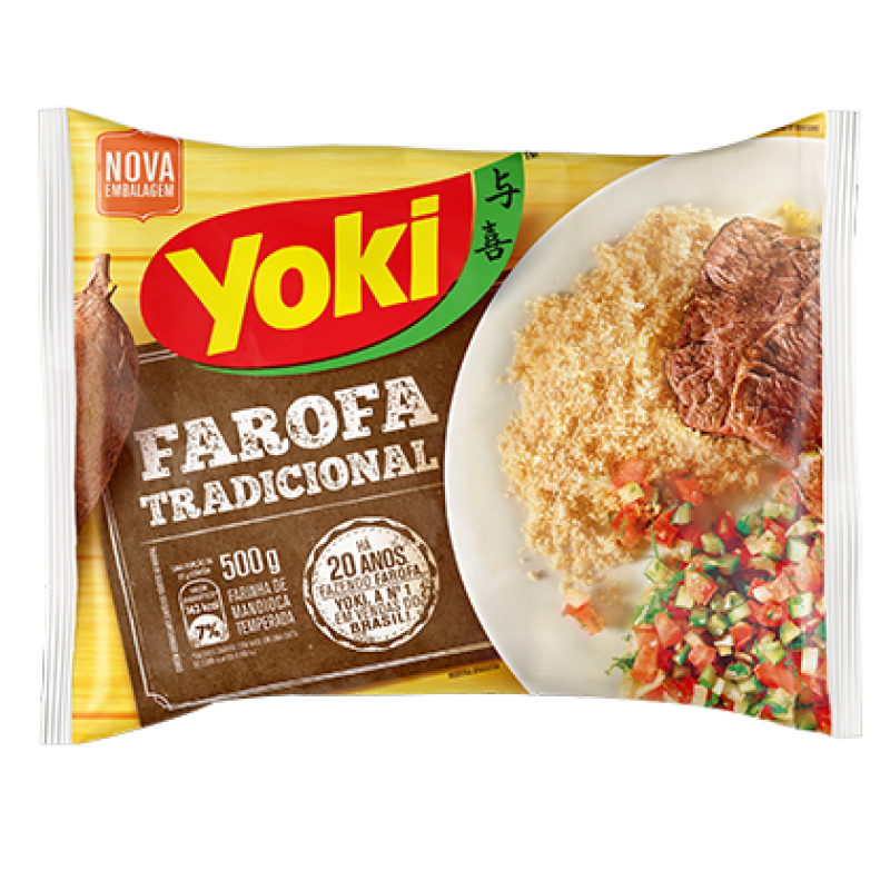Farofa Pronta Yoki 500gr Farofa Pronta Yoki 500gr