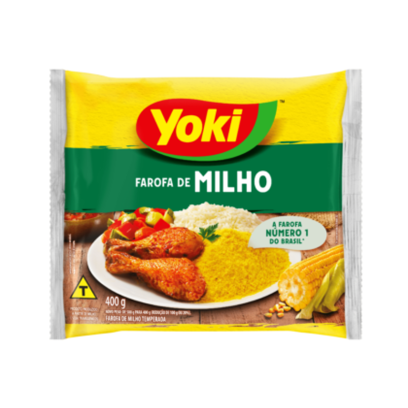 Farofa de Milho Yoki 400gr Farofa de Milho Yoki 400gr