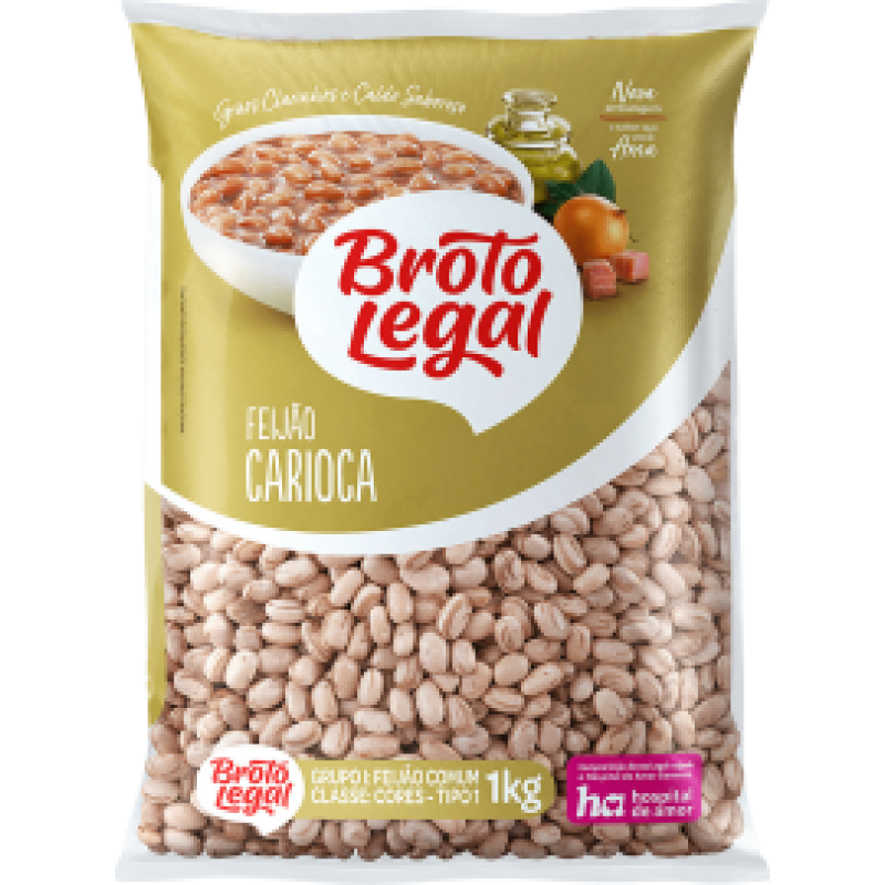 Feijão Carioca Broto Legal 1kg Feijão Carioca Broto Legal 1kg