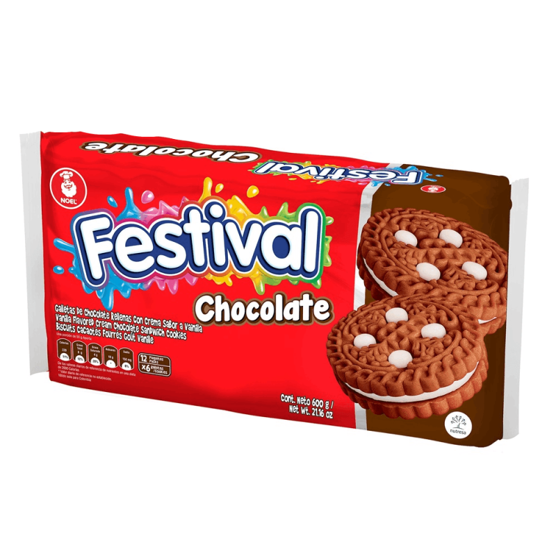 Biscoito Noel Galletas Festival de Chocolate - 403g Colombia Biscoito Noel Galletas Festival de Chocolate - 403g Colombia