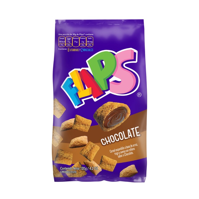 Flips Cereal de Chocolate - 120g Colombia Flips Cereal de Chocolate - 120g Colombia