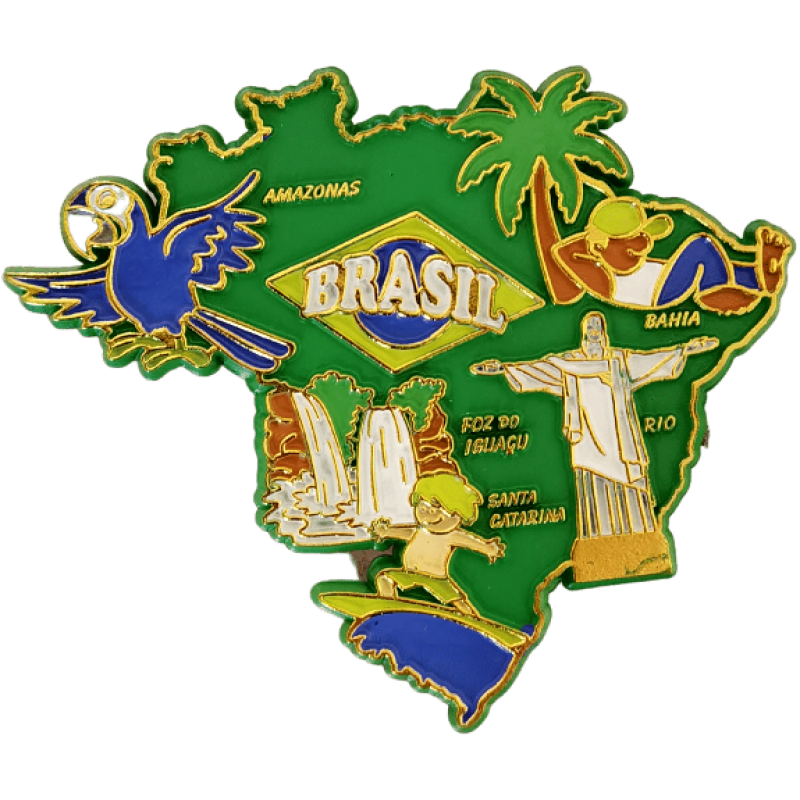 Ímã de Geladeira Mapa do Brasil Ímã de Geladeira Mapa do Brasil