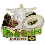 Ímã de Geladeira Rio de Janeiro & Maracanã