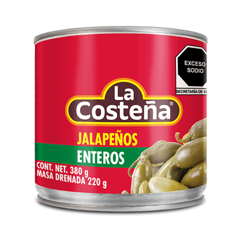 Pimenta Jalapeños Enteros - La Costeña 121 g Pimenta Jalapeños Enteros - La Costeña 121 g