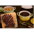 Maminha Angus Steak (Acompanha Arroz Brasileiro, Feijão preto e Farofa)