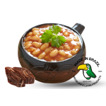 Feijão Carioca com Carne Seca (Acompanha Arroz Brasileiro e Farofa)