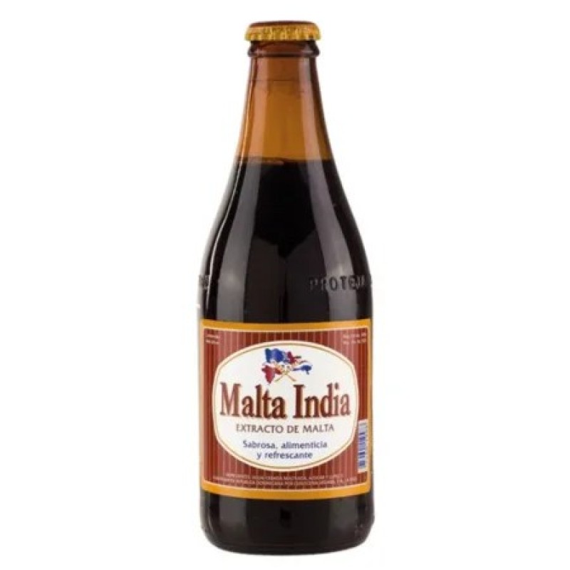 Malta India Refresco de Malta 355ml - República Dominicana Malta India Refresco de Malta 355ml - República Dominicana