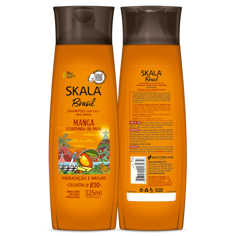 Shampoo Mangá e castanha do Pará - Skala 325ml Shampoo Mangá e castanha do Pará - Skala 325ml