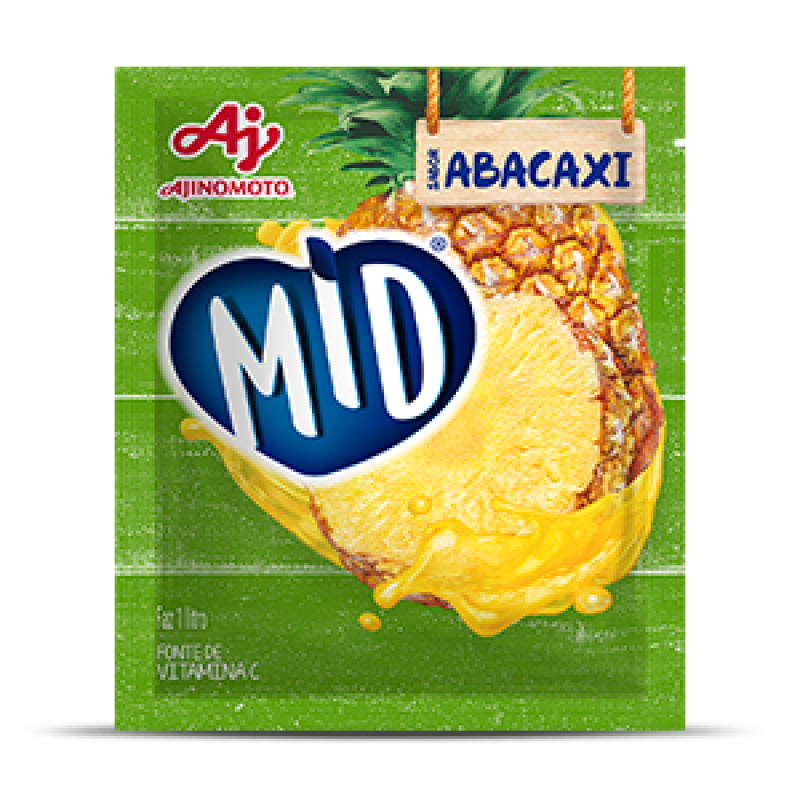 Refresco em pó MID Abacaxi 25g Refresco em pó MID Abacaxi 25g