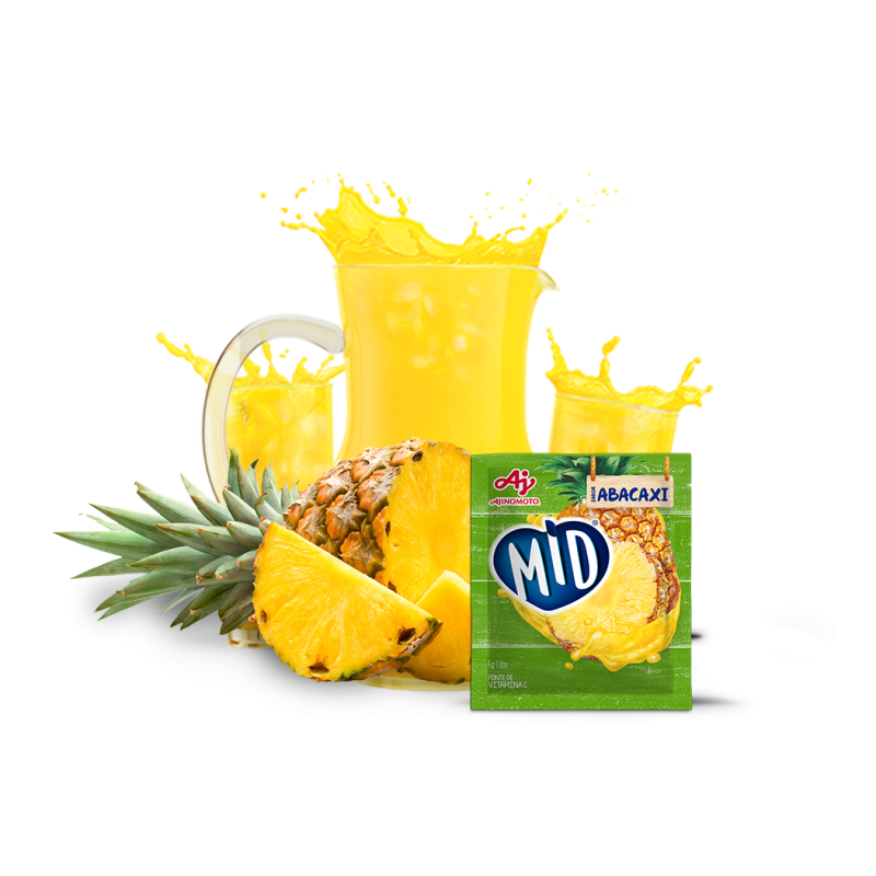 Refresco em pó MID Abacaxi 25g Refresco em pó MID Abacaxi 25g