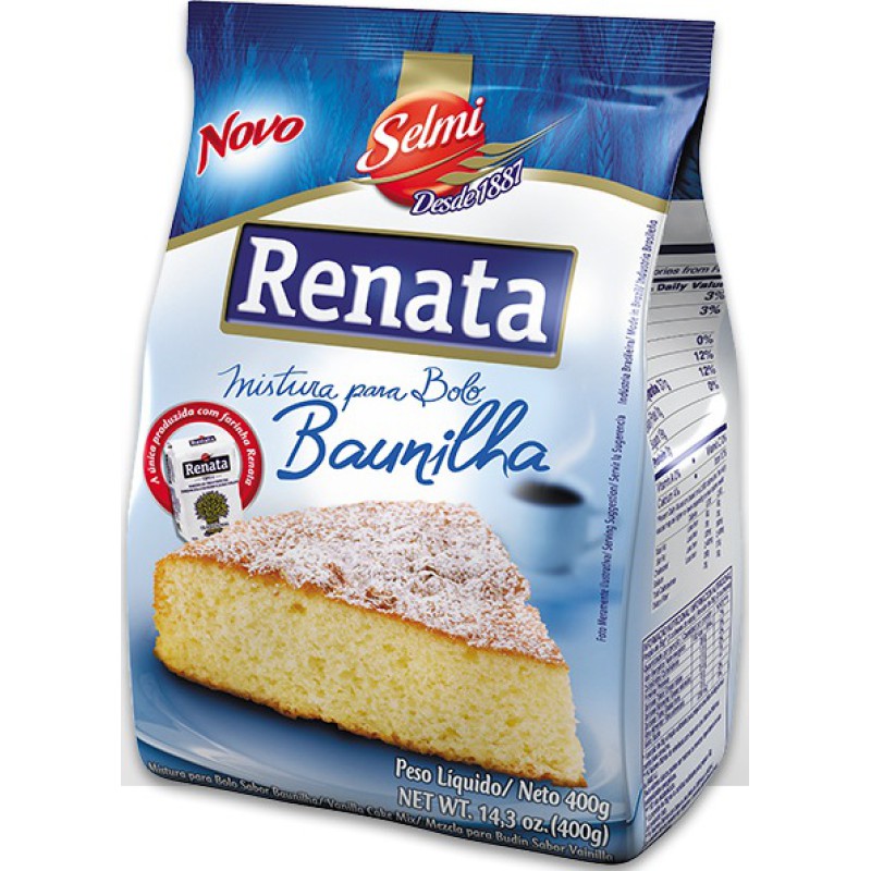 Mistura para Bolo Renata Baunilha 400g Mistura para Bolo Renata Baunilha 400g