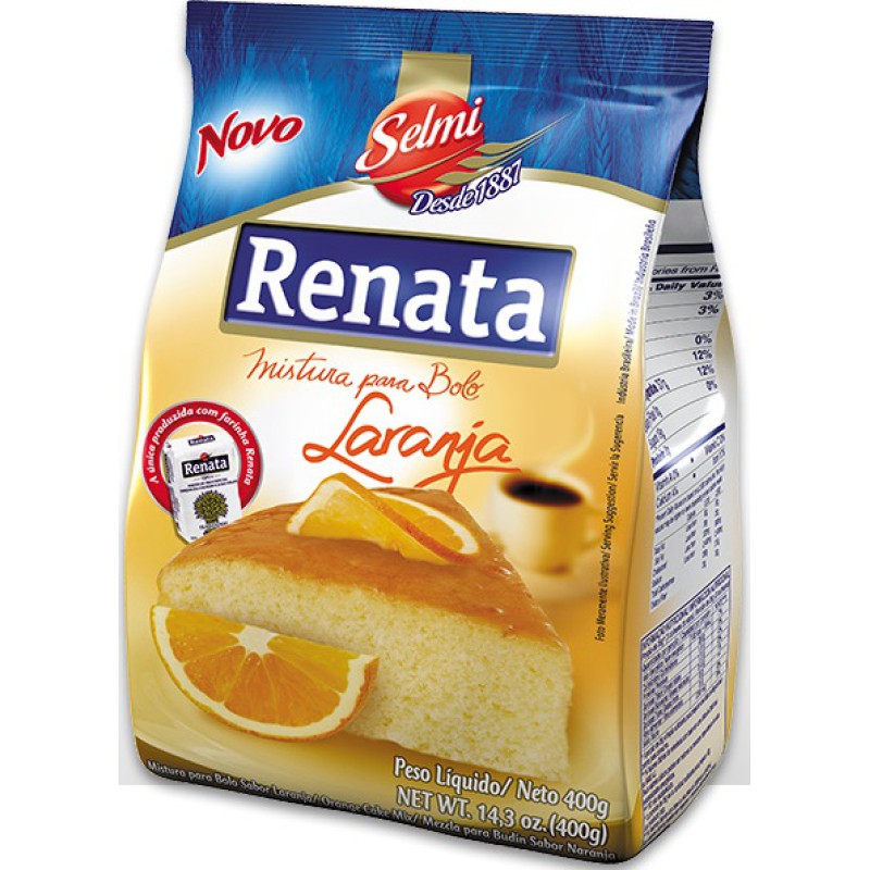 Mistura para Bolo Renata Laranja 400g Mistura para Bolo Renata Laranja 400g