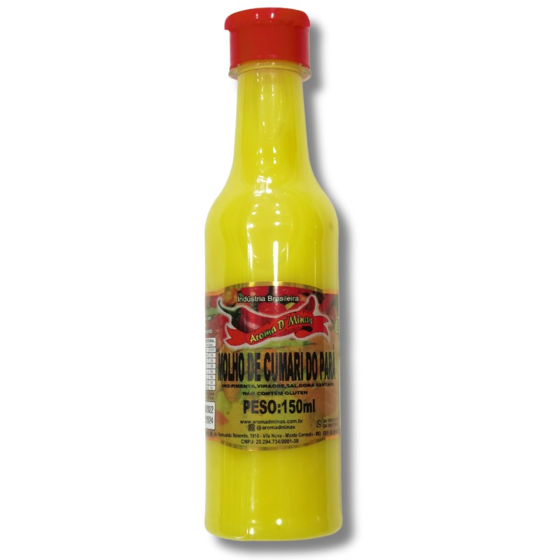Molho de Cumari Do Pará Aroma D' Minas 150ml Molho de Cumari Do Pará Aroma D' Minas 150ml