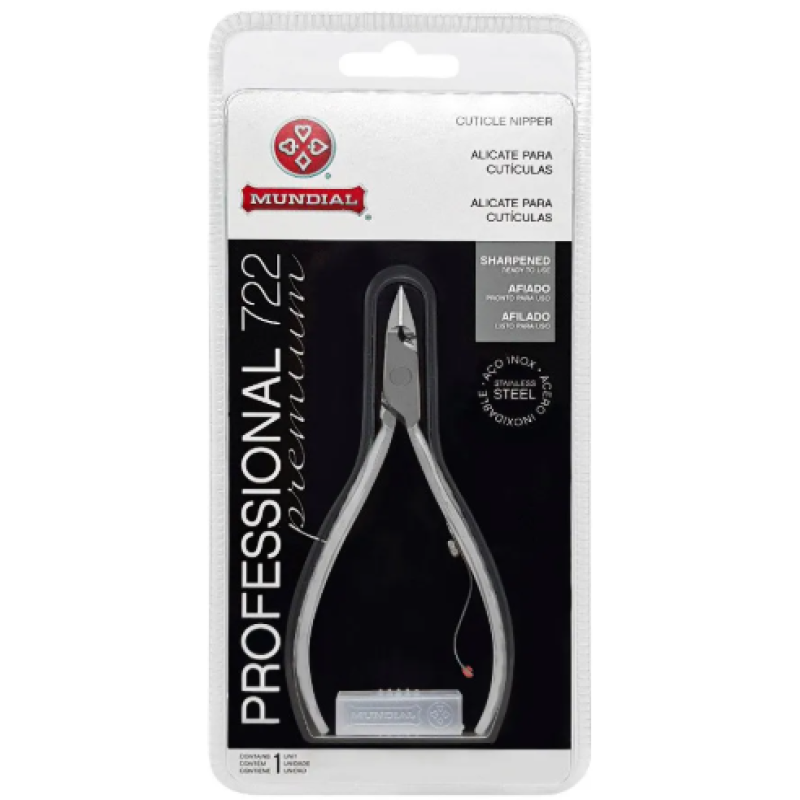 Alicate de Cutícula Mundial Inox 722 Alicate de Cutícula Mundial Inox 722
