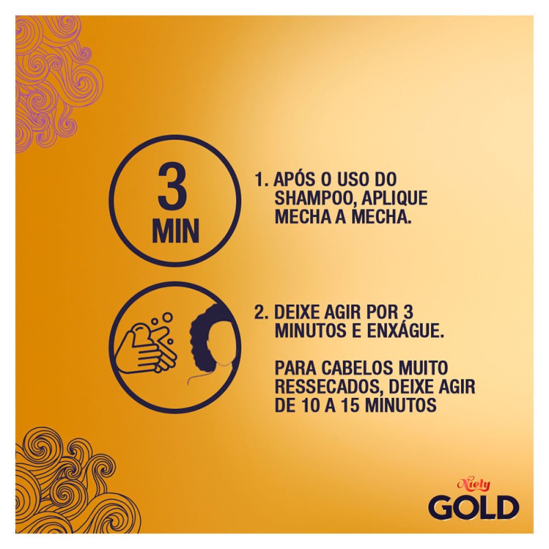 Niely Gold Cachos do Seu Jeito - Creme de Tratamento - 1Kg Niely Gold Cachos do Seu Jeito - Creme de Tratamento - 1Kg