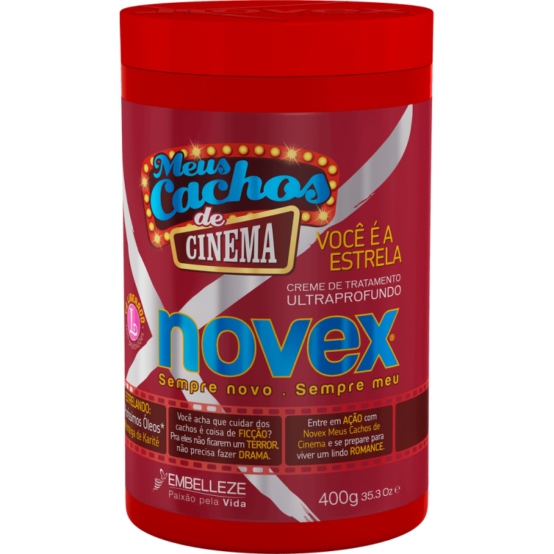 Creme de Tratamento Novex Meus Cachos de Cinema 1KG Creme de Tratamento Novex Meus Cachos de Cinema 1KG