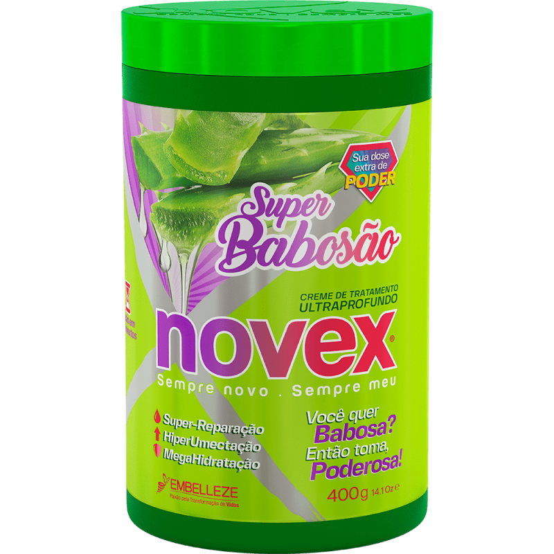 Creme de Tratamento Novex Aloe Vera Super Babosão 1KG Creme de Tratamento Novex Aloe Vera Super Babosão 1KG