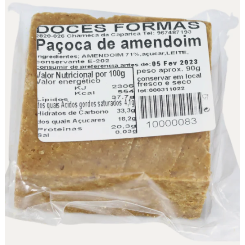 Paçoca Caseira 90g Paçoca Caseira 90g