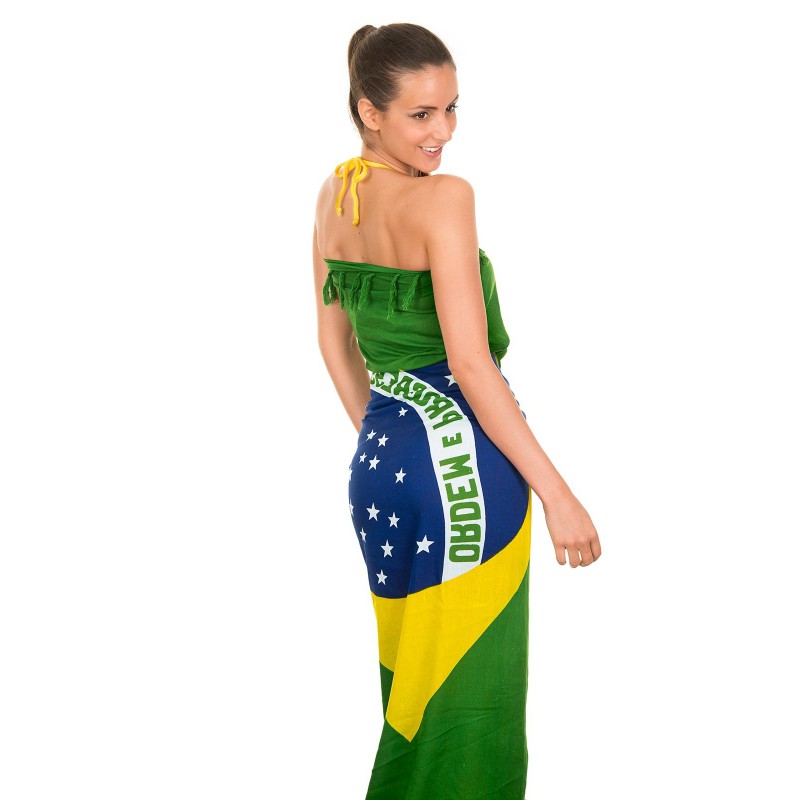 Pareô (Canga) Bandeira do Brasil