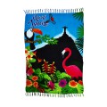 Pareô (Canga) Rio de Janeiro & Flamingo  Pareô (Canga) Rio de Janeiro & Flamingo