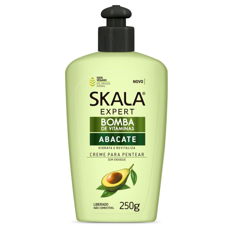 Creme Para Pentear Abacate Skala 250g Creme Para Pentear Abacate Skala 250g