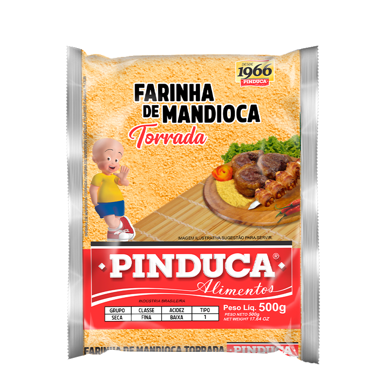 Farinha de Mandioca Torrada Pinduca 500g Farinha de Mandioca Torrada Pinduca 500g