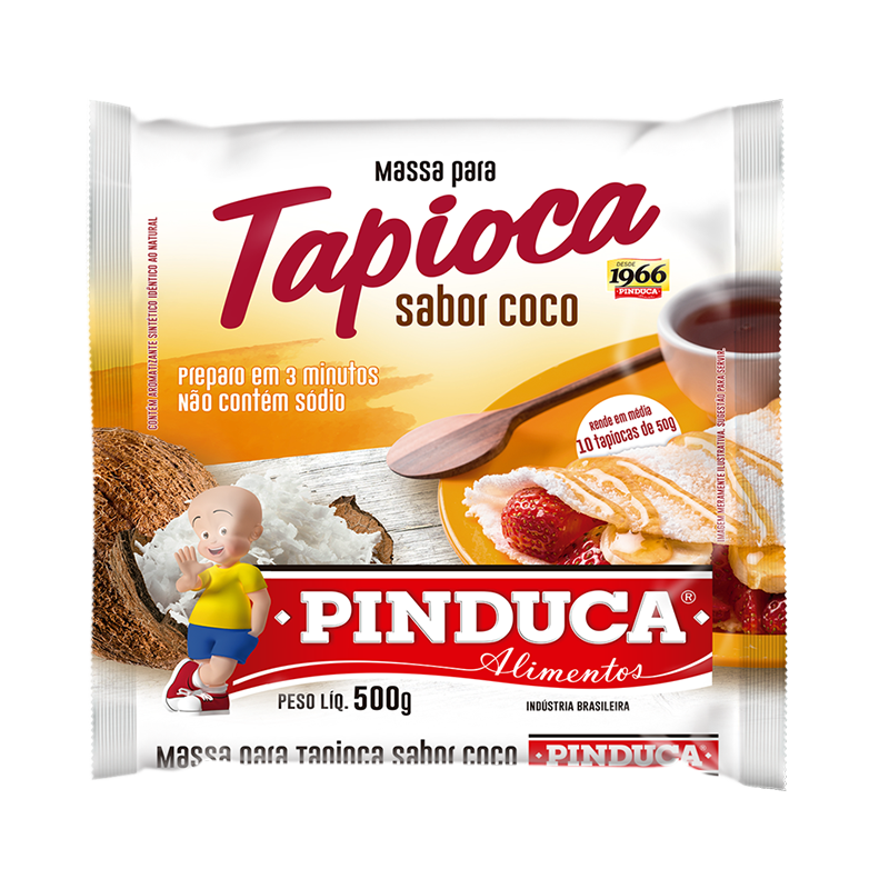 Massa para Tapioca sabor Coco Pinduca 500g Massa para Tapioca sabor Coco Pinduca 500g